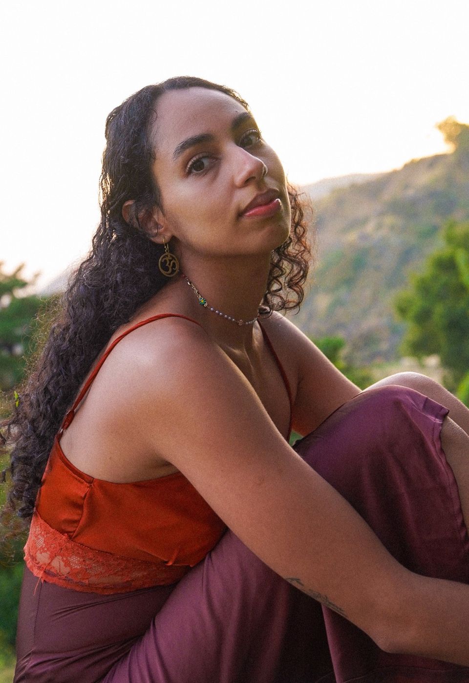 Portrait of Ariana Hurtado at golden hour